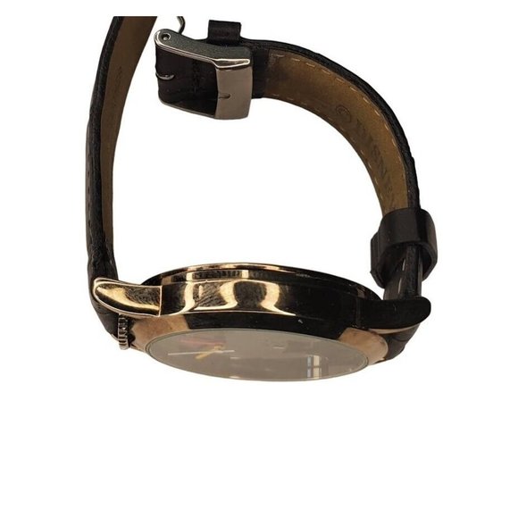 VTG Disney Mickey Mouse Black Façade Clear See Through Ladies Wrist Watch Runs! main image 5